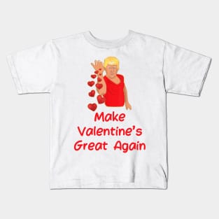 Make Valentine's Day Great Again Cupid Trump Bae Kids T-Shirt